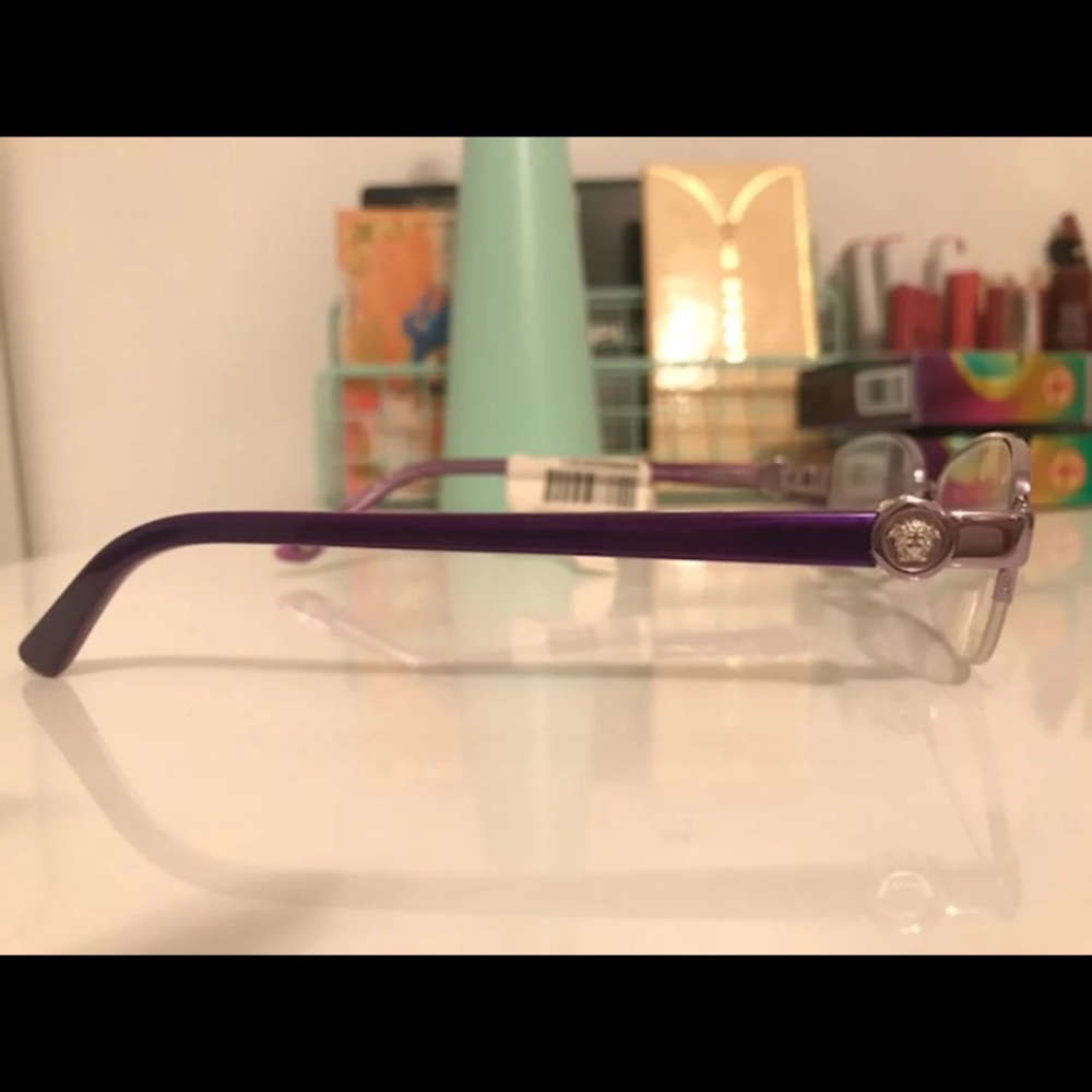 Authentic Versace eyeglass frames purple - Picture 2 of 5